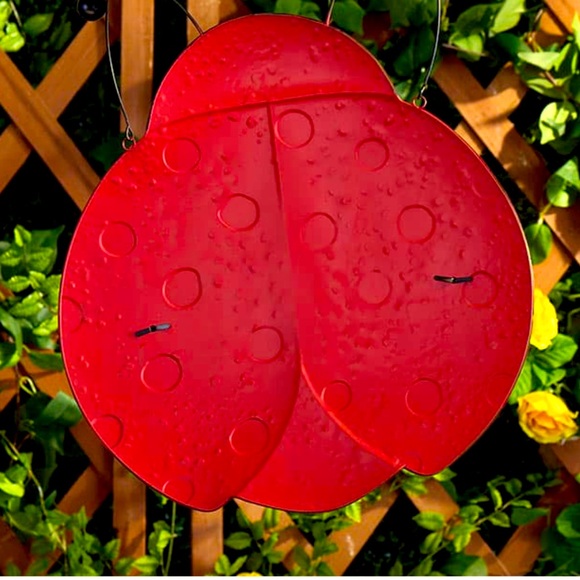 Red Ladybug Welcome Sign NEW - Picture 3 of 3